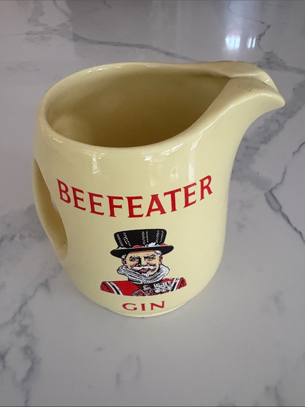 Yellow Ceramic Gin Pitcher - Yellow